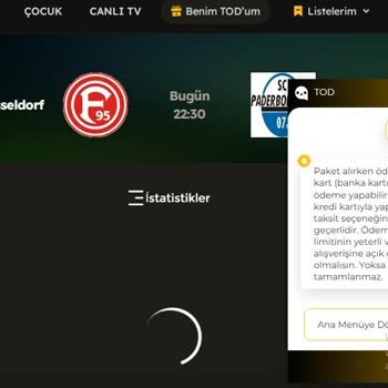 Tod TV'de Siyah Ekran Ve Canlı Destek Sorunu
