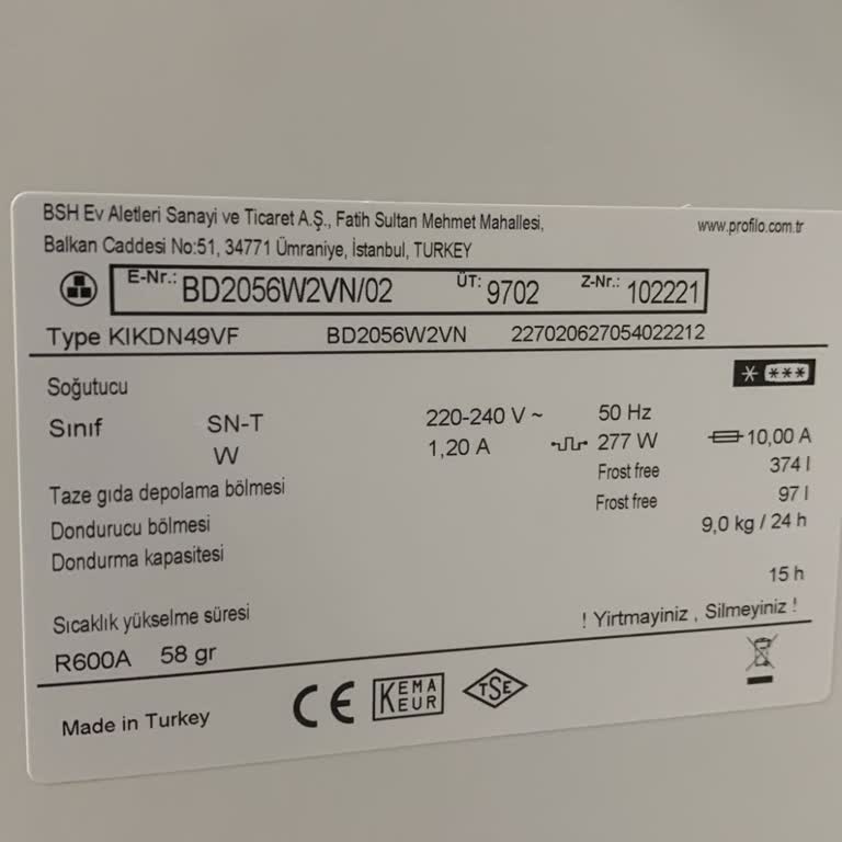 Profilo Buzdolabı Motor Arızası Ve Yüksek Değişim Ücreti