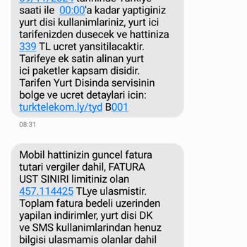 Yanlış Ücretlendirme: Yurt Dışı Konuşma Paketi Sorunu