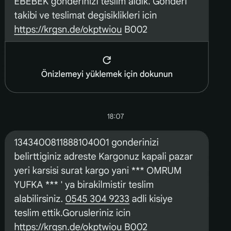 Yanlış Teslimat Noktası: Kargo Şirketi Hayal Kırıklığı