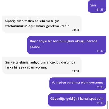 Yanlış Adrese Giden Sipariş Ve Hatalı Para İadesi