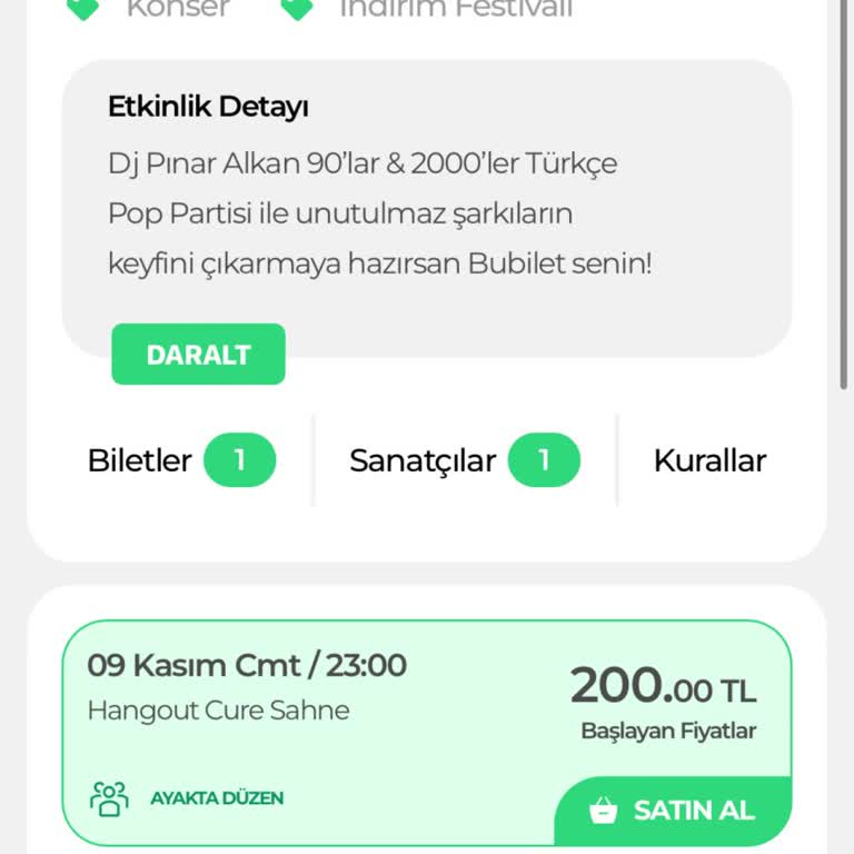 Eksik Bilgilendirme Nedeniyle Konsere Giriş Yapılamaması