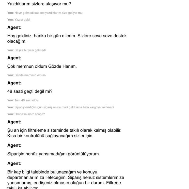 Sipariş Verildi, Ürün Gönderilmedi: Müşteri Mağduriyeti