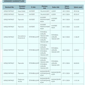 PTT Kargo İle Kâbus Gibi Bir Teslimat Süreci