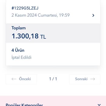Baby Mall Siparişi Kargolanmadı Ve İptal Sorunu