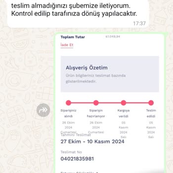 Kayıp Kargo Ve İlgisizlik Sorunu