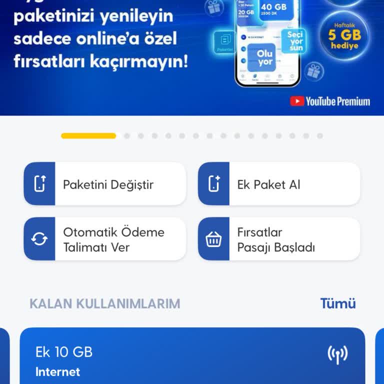 Turkcell İnternet Paketim Hızla Tükeniyor