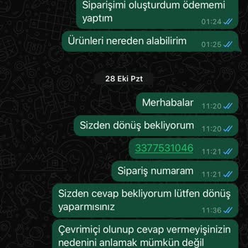 Yanıltıcı Depo Bilgisi Ve Kalitesiz Ürün Deneyimi