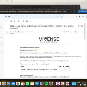 Vivense'nin Kalitesiz Ürünü Ve İlgisiz Müşteri Hizmeti