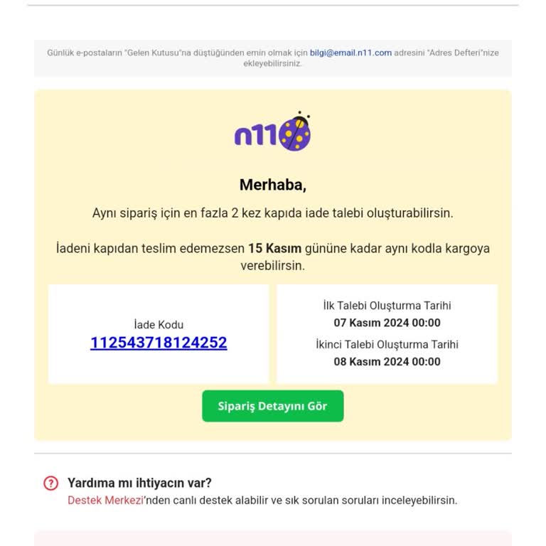N11'in Kapıdan İade Vaadi Hayal Kırıklığı Yarattı