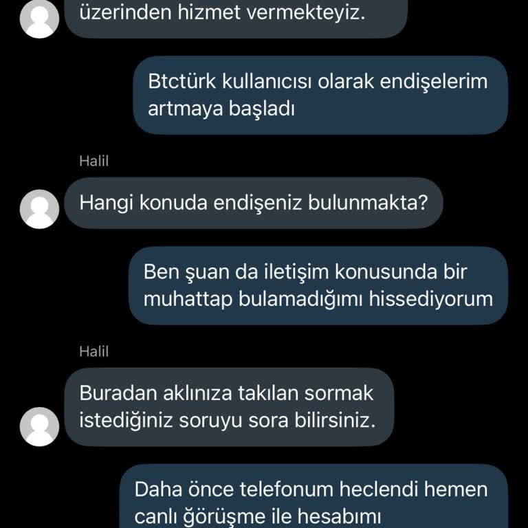 BTCTurk'te İletişim Sorunu Ve Artan Endişeler