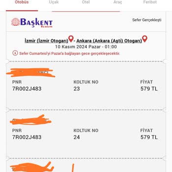 Başkent Turizm İle Kabus Dolu Yolculuk Deneyimi