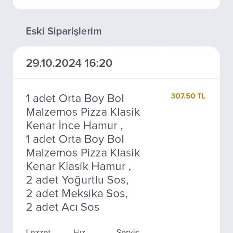 Geç Gelen Sipariş Ve İlgisiz Müşteri Hizmetleri