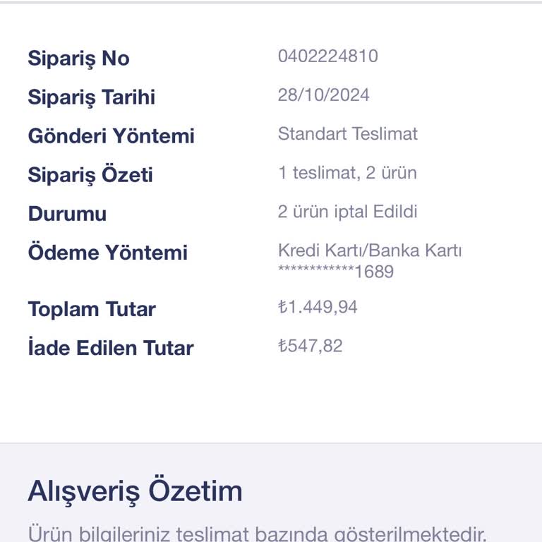 Online Siparişlerde Uzun Bekleyiş Ve İptal Sorunu