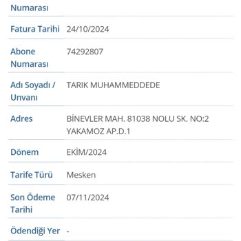 Su Faturasında Anlam Veremediğim Yüksek Tutarlar