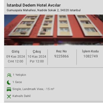Otel Rezervasyonunda Hayal Kırıklığı Ve Mağduriyet