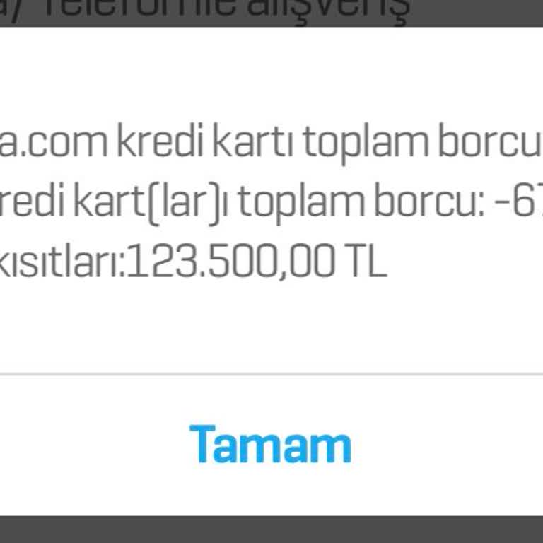 Kredi Kartı İşlem Kısıtlaması Mağduriyeti