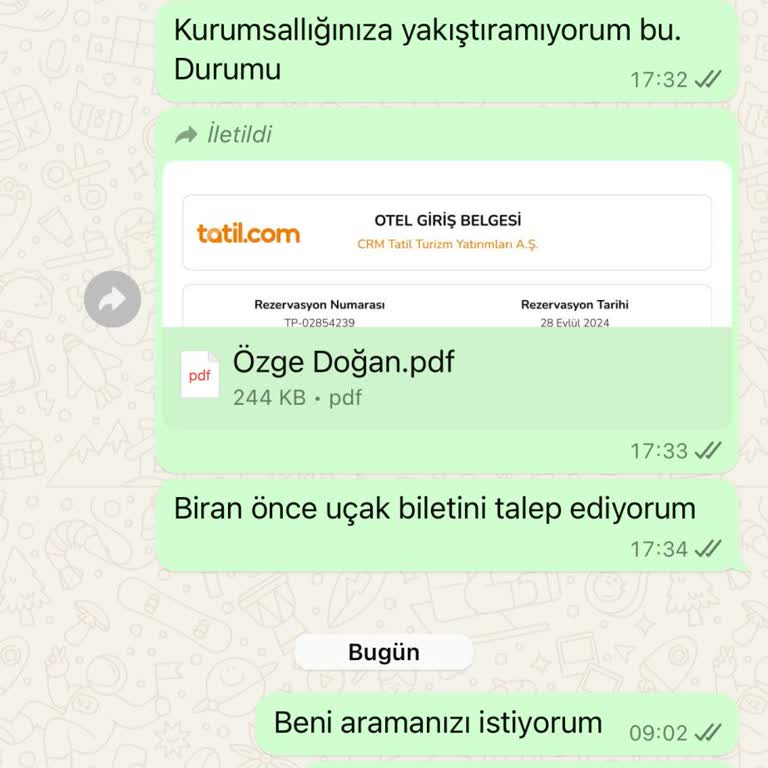 Rezervasyon Ve Uçak Biletlerinde Sorun Yaşıyoruz