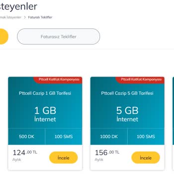 Pttcell Tarifelerinde Fiyat Tutarsızlığı