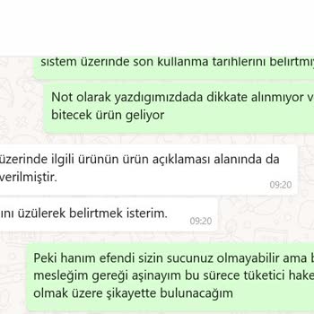 Tarihi Geçmiş Ürün Ve İade Sorunu