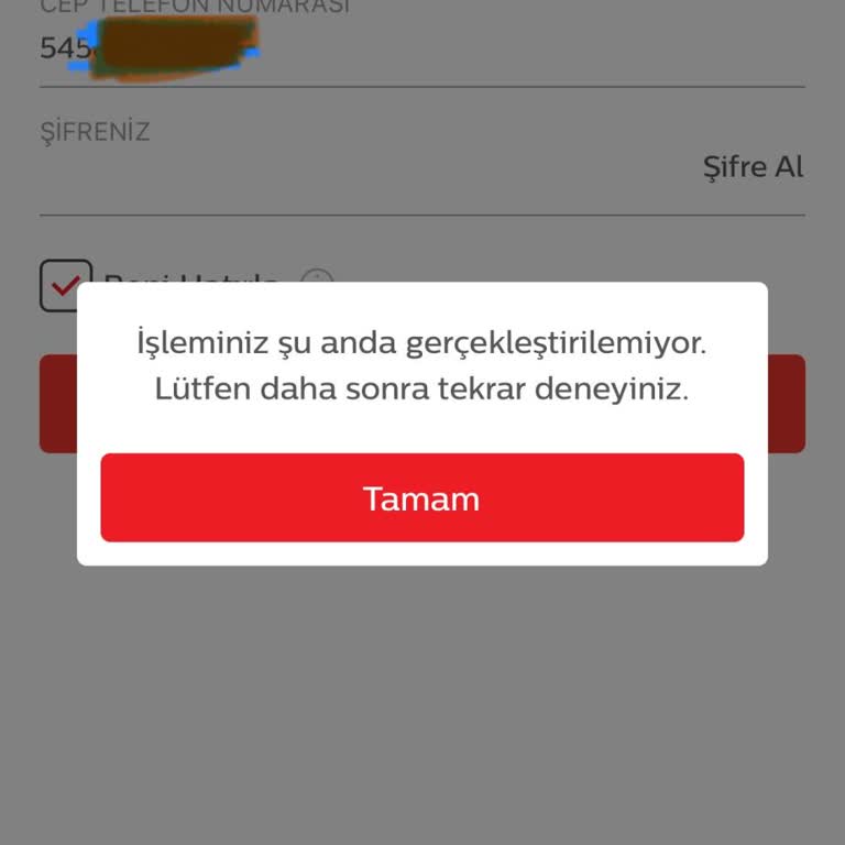 Bimcell Uygulamasına Erişim Sorunu: Şifre Ve Numara Doğru, Hata Mesajı Alıyorum