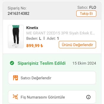 Kinetix Eşofman Altında Kalite Hayal Kırıklığı