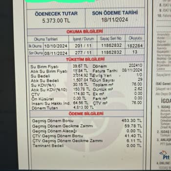 İSKİ'den Fahiş Fatura Hatası: 1+1 Evde 4813 TL Su Faturası Şoku!