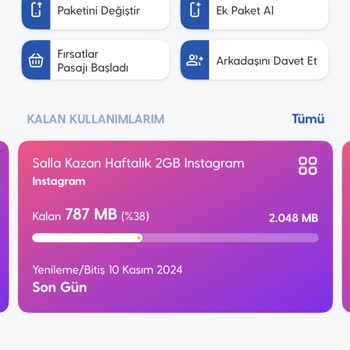 Turkcell Salla Kazan'da Eksik İnternet Paketi Sorunu