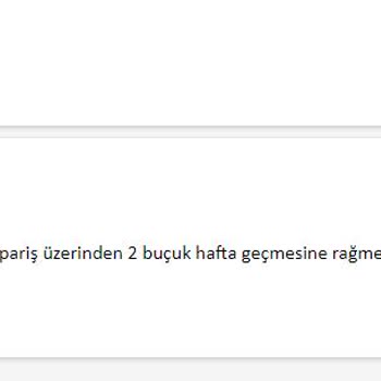 Rossmann Siparişim 1 Aydır Kargolanmadı