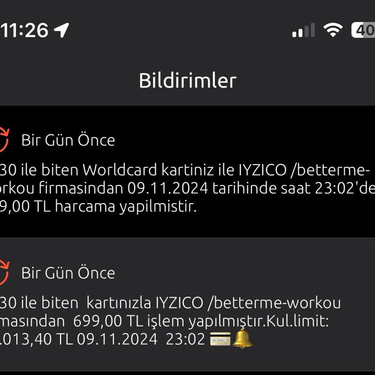 Betterme İzinsiz Para Çekimi Ve Giriş Sorunu İle Mağduriyet