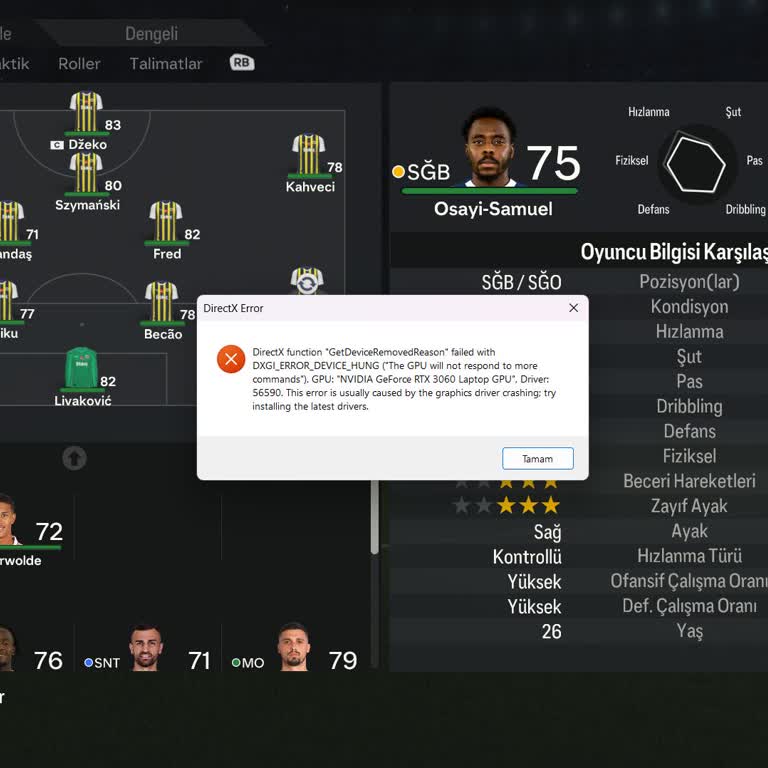 Tekrar Eden Sorunlar: Excalibur G870.1245 Cihazımda Çözüm Bulunamadı