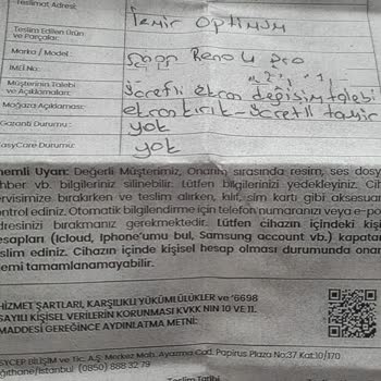 Tamir Sürecindeki Gecikme Ve Ücret İadesi Talebi