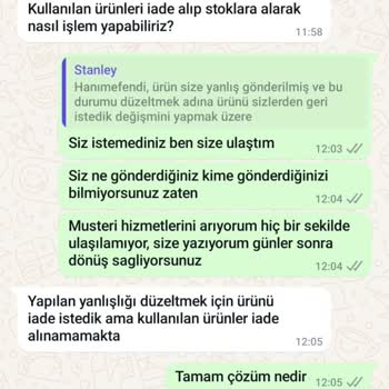 Yanlış Ürün Ve İade Sürecinde Mağduriyet