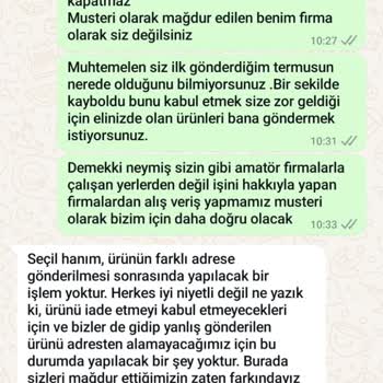 Yanlış Ürün Ve İade Sürecinde Mağduriyet