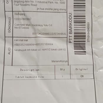 Yanlış Ürün Gönderimi: Laptop Yerine Naylon Parçası