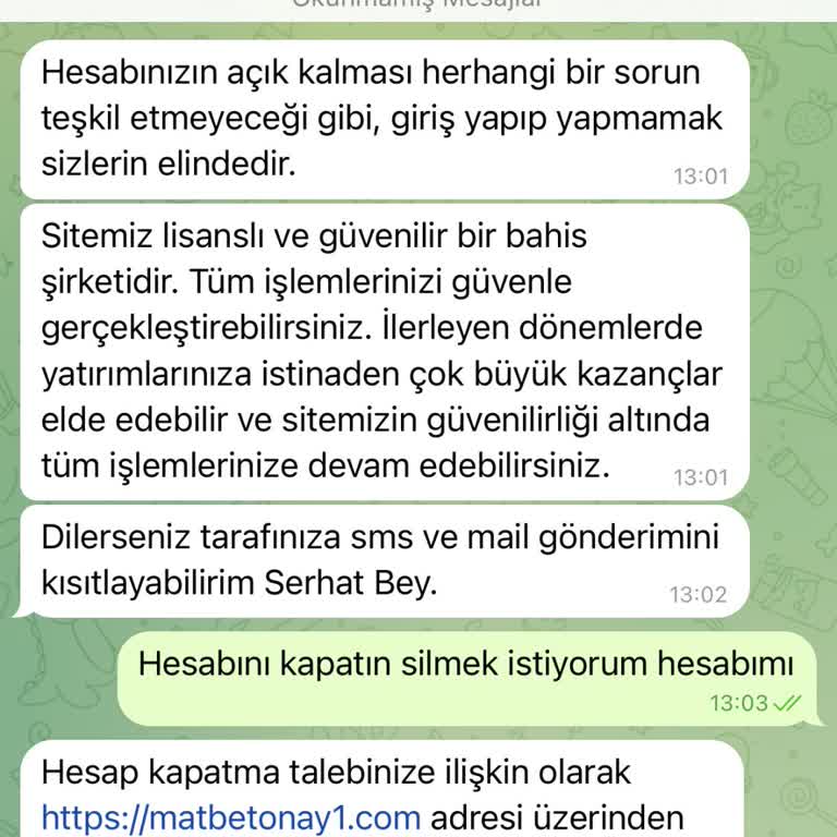 Matbet Hesabını Kapatmıyor Ve Kazanç Sağlamıyor