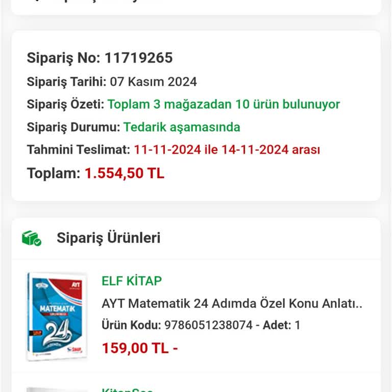 Siparişin Tedarik Süreci Çok Uzadı