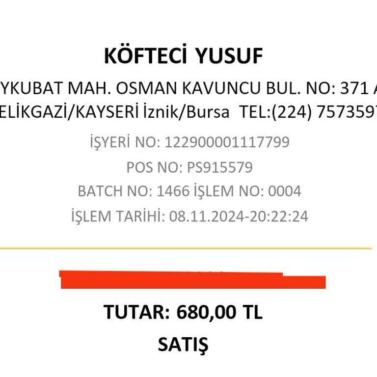 Köfteci Yusuf'ta Hayal Kırıklığı: Yetersiz Hizmet Ve Şişirilmiş Fiyatlar