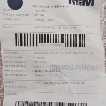 Ürün Kalitesizliği Ve Müşteri Mağduriyeti