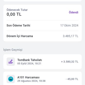 Veresiye Limitinin Kapalı Kalması