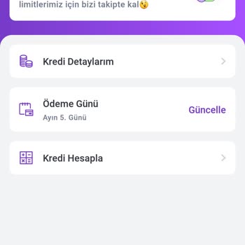 Veresiye Limitinin Kapalı Kalması