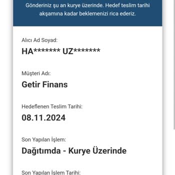 Teslim Edilmeyen Kargo Ve Yetersiz Müşteri Hizmetleri