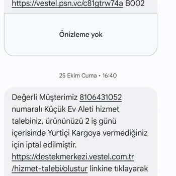 Vestel Servisinde Yaşanan İletişim Ve Gecikme Sorunları