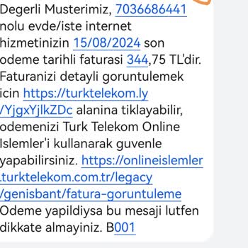 Fatura Artışı Ve İtiraz Sonrası Belirsizlik
