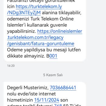 Fatura Artışı Ve İtiraz Sonrası Belirsizlik