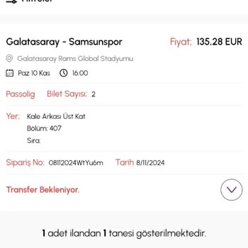 Maç Bileti Transferi Yapılmadı, Mağdur Edildik