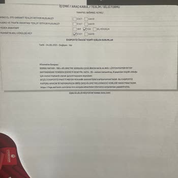 Ekspertiz Raporunda Eksik Ve Yanıltıcı Bilgiler