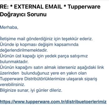Tupperware Türkiye Ömür Boyu Garanti Vaadiyle Hayal Kırıklığı