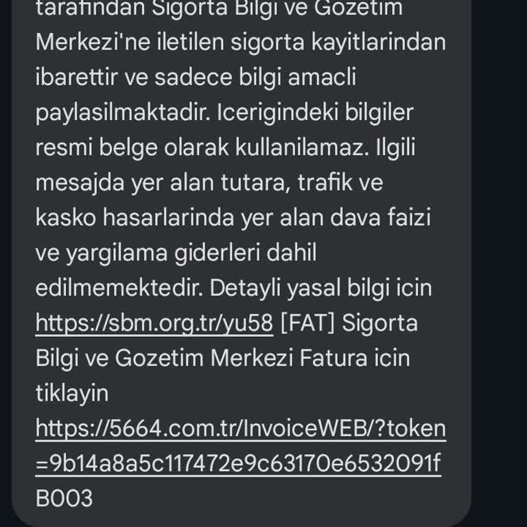 Sorgulama Sorunu: Şasi No Gönderimi Hatası