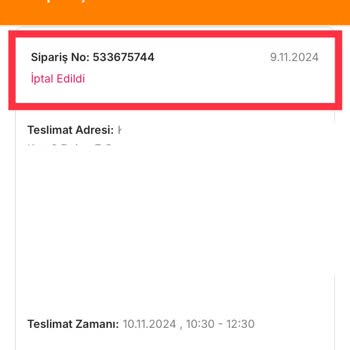 Migros Yanlış Adres İddiasıyla İptal Edilen Sipariş!